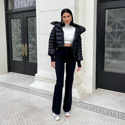 The Cool-Girl Way To Wear A Cropped Puffer - The Cool Hour | Style ...