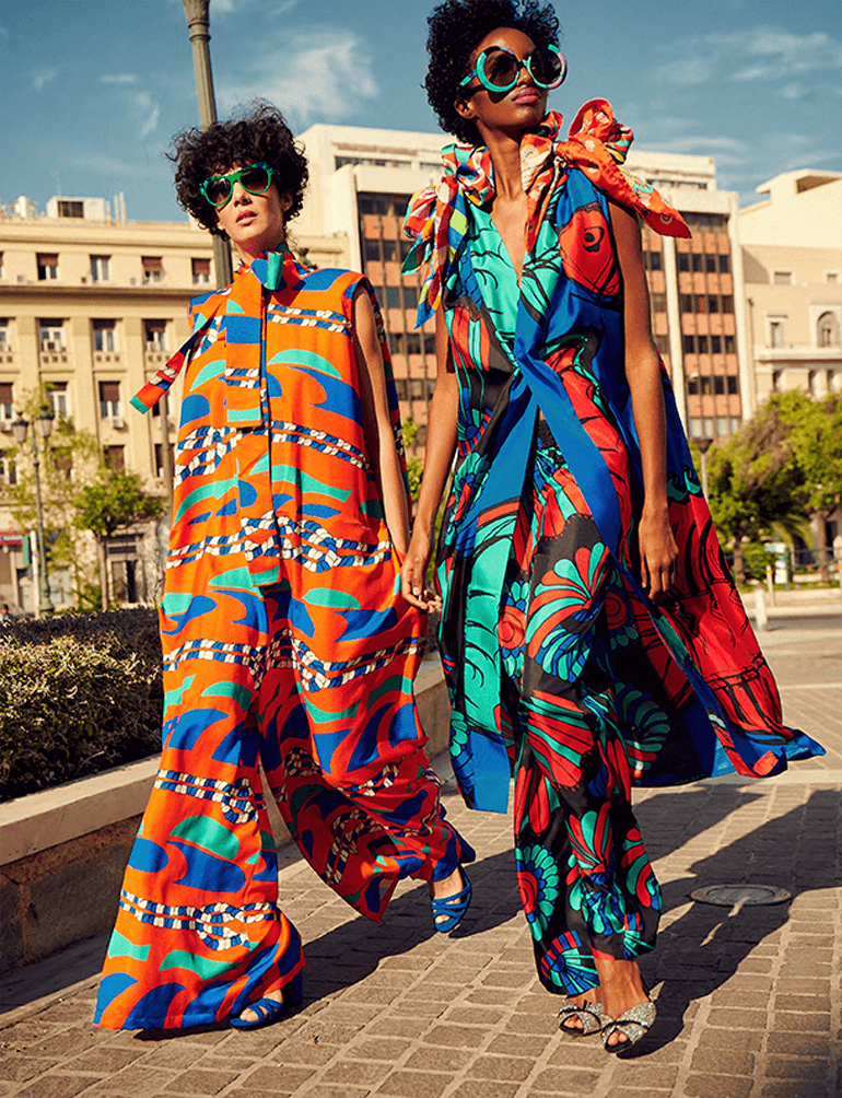 Prepare Yourself For Rich Color and Dramatic Prints From Rianna + Nina