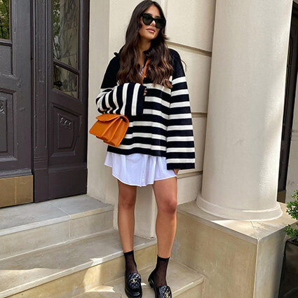 stripe sweater outfit 02