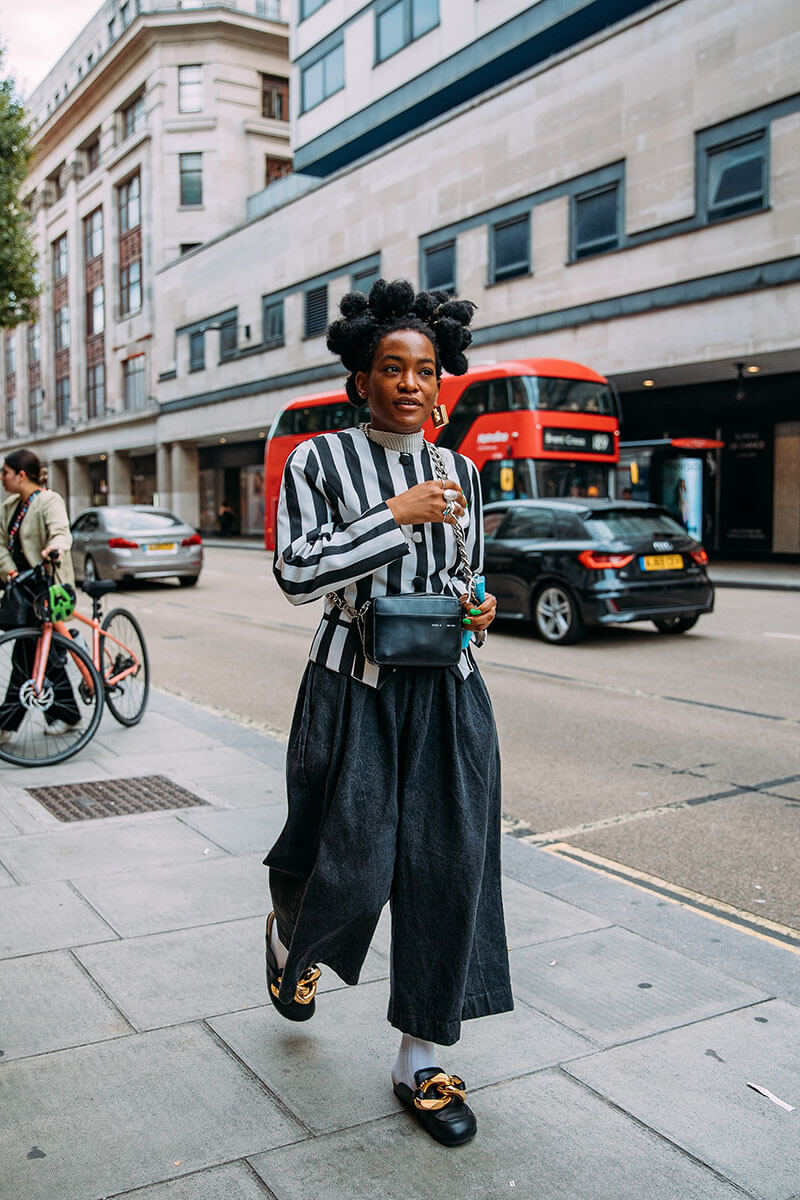 Top 25 Street Style Outfits From London Fashion Week Spring 2022