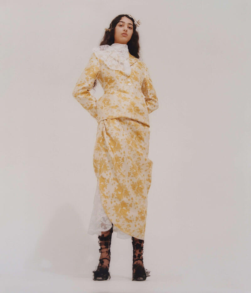 Romantic Nostalgia Shines Bright In Yuhan Wang AW21 Collection