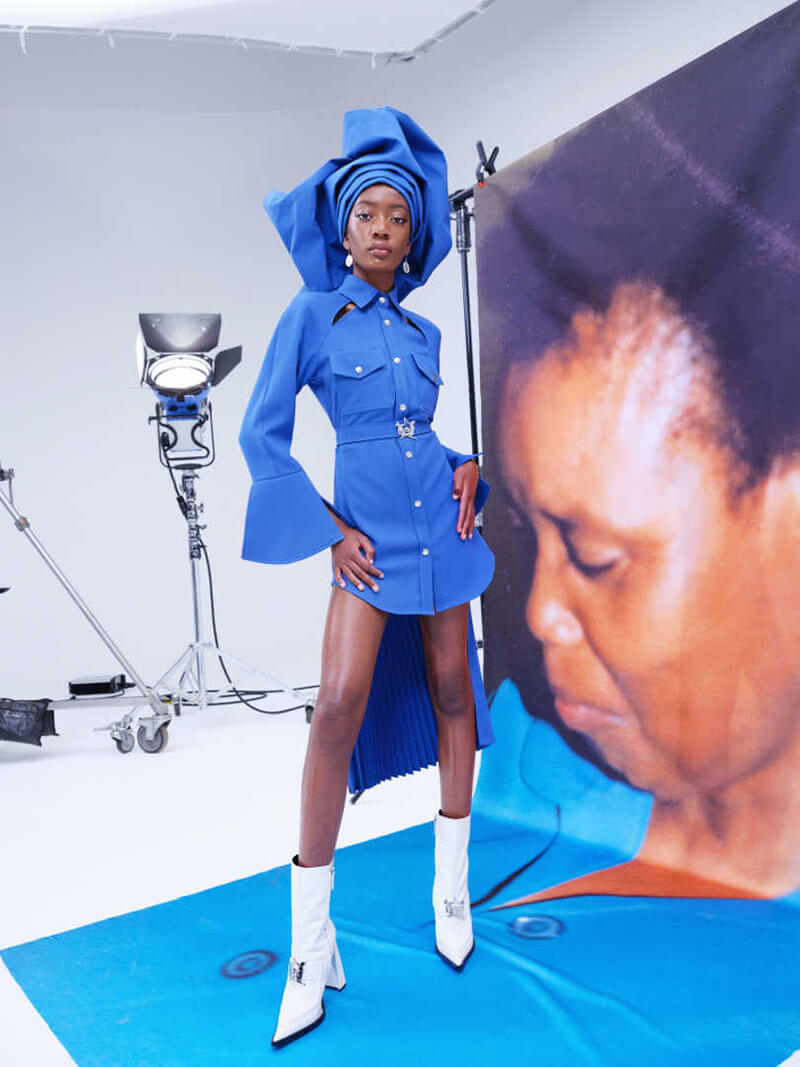 Take A Stroll Down Memory Lane With This Spring/Summer ‘22 Collection From Thebe Magugu