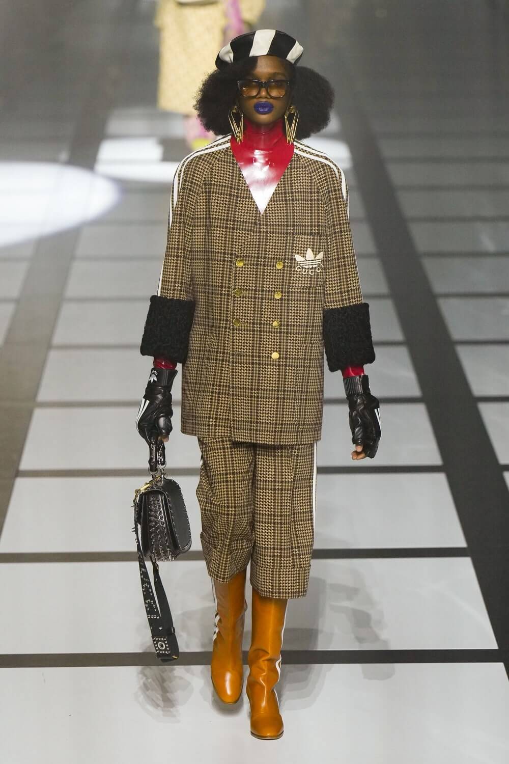 Gucci x Adidas Collaboration Debuts At Milan Fashion Week