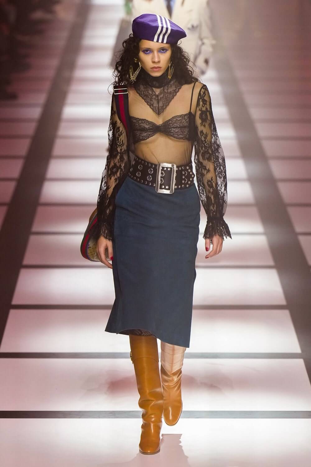 Gucci x Adidas Collaboration Debuts At Milan Fashion Week