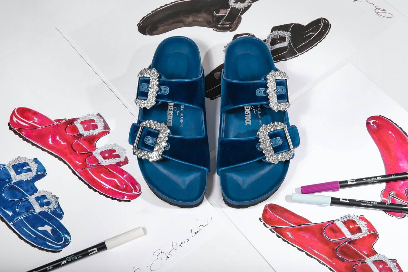 Birkenstock & Manolo Blahnik Team Up For A Fab Collection
