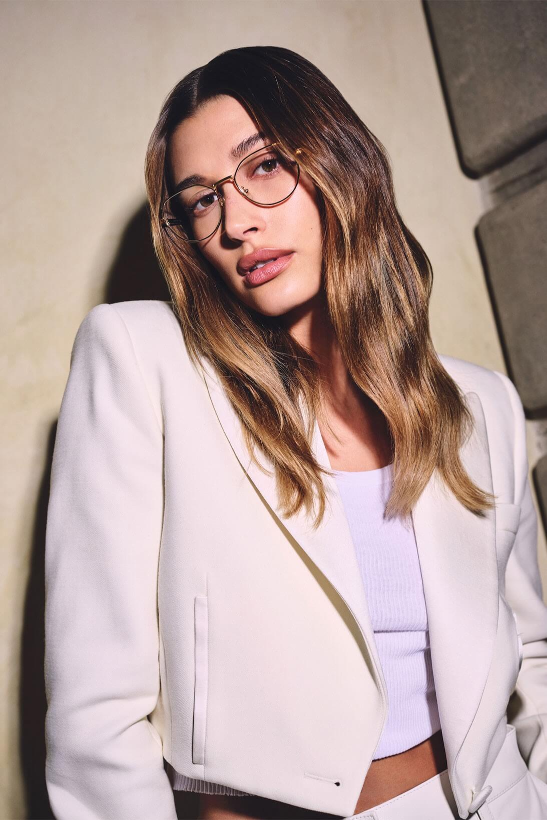 Hailey Bieber Launches A Collection With Vogue Eyewear