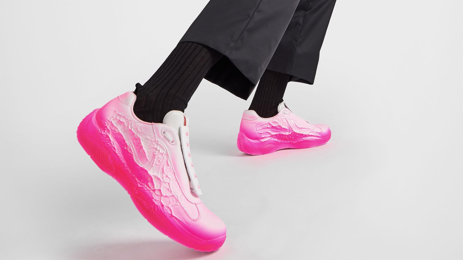 Gen-Z Artist Puts A Creative Spin On 90's Prada Sneakers