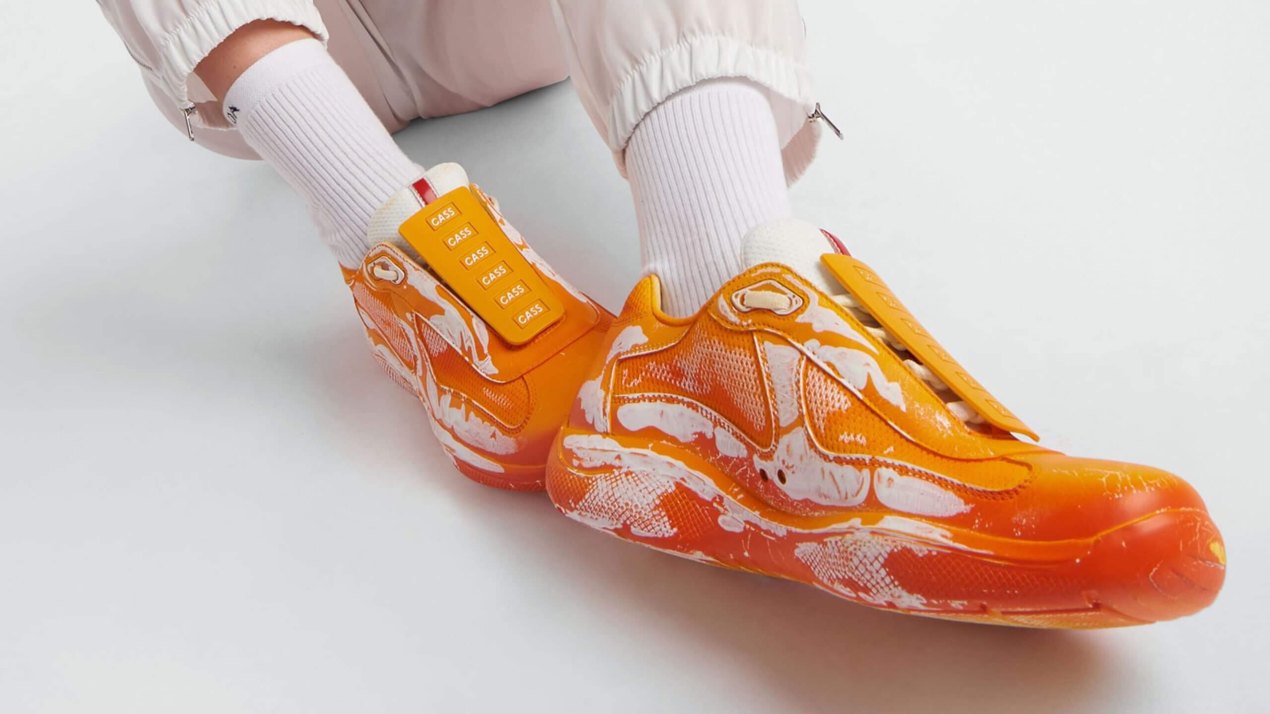 Gen-Z Artist Puts A Creative Spin On 90's Prada Sneakers