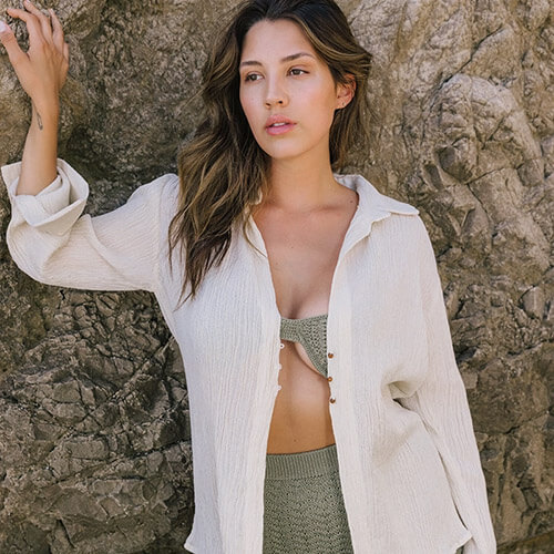 Refresh Your Beach Outfit With Savannah Morrow The Label's Easy-Breezy Designs
