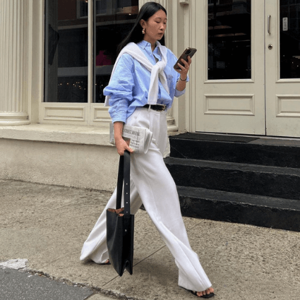 updated way to style trousers
