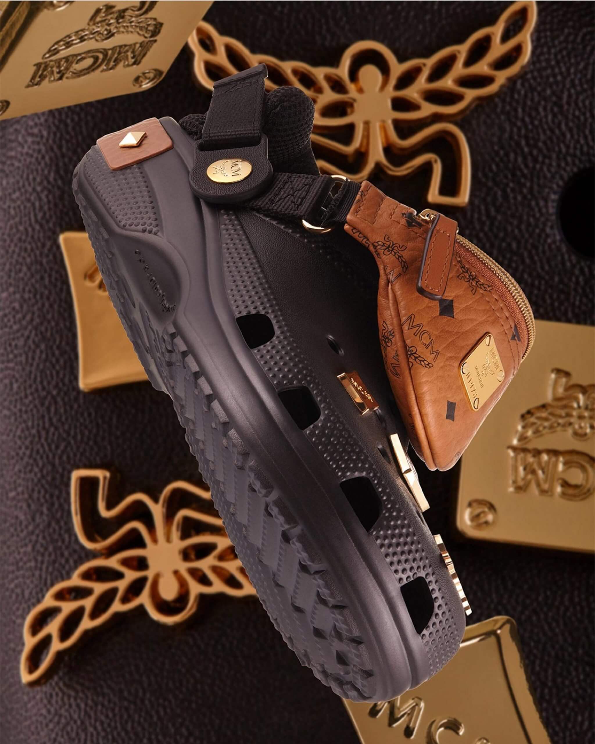 MCM x Crocs Combine Luxury And Comfort Into Heritage Clogs