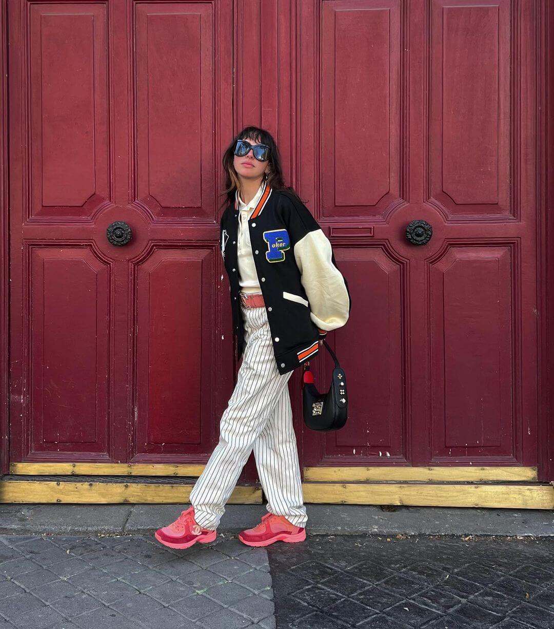 The Varsity Jacket Is Becoming A Street Style Essential