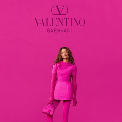Zendaya Channels Barbiecore In New Valentino Campaign - The Cool Hour ...