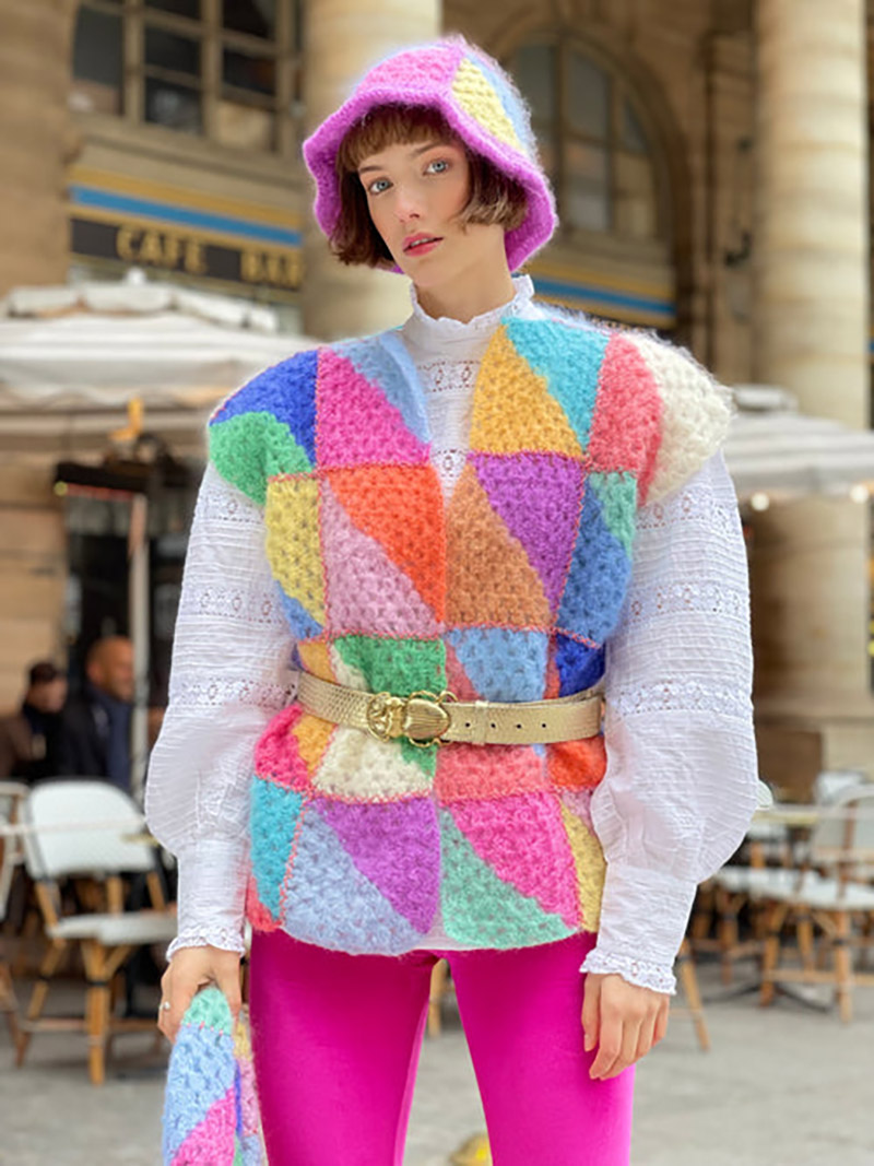 There's No Such Thing As Too Much Colorful Knitwear At Rose Carmine