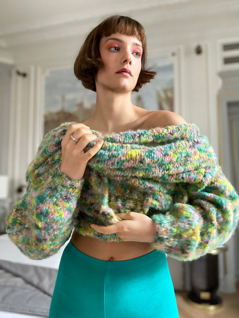 There's No Such Thing As Too Much Colorful Knitwear At Rose Carmine