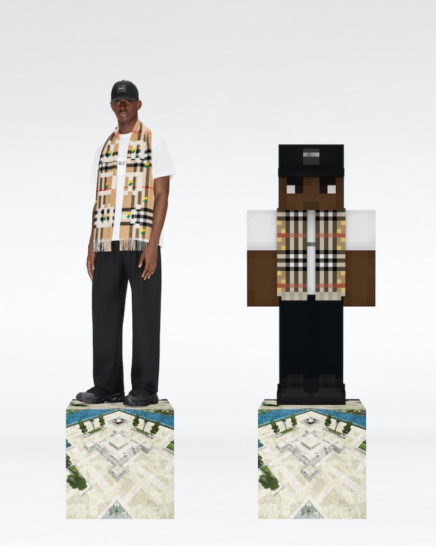 Burberry x Minecraft Create In-Game Adventure & Capsule Collection