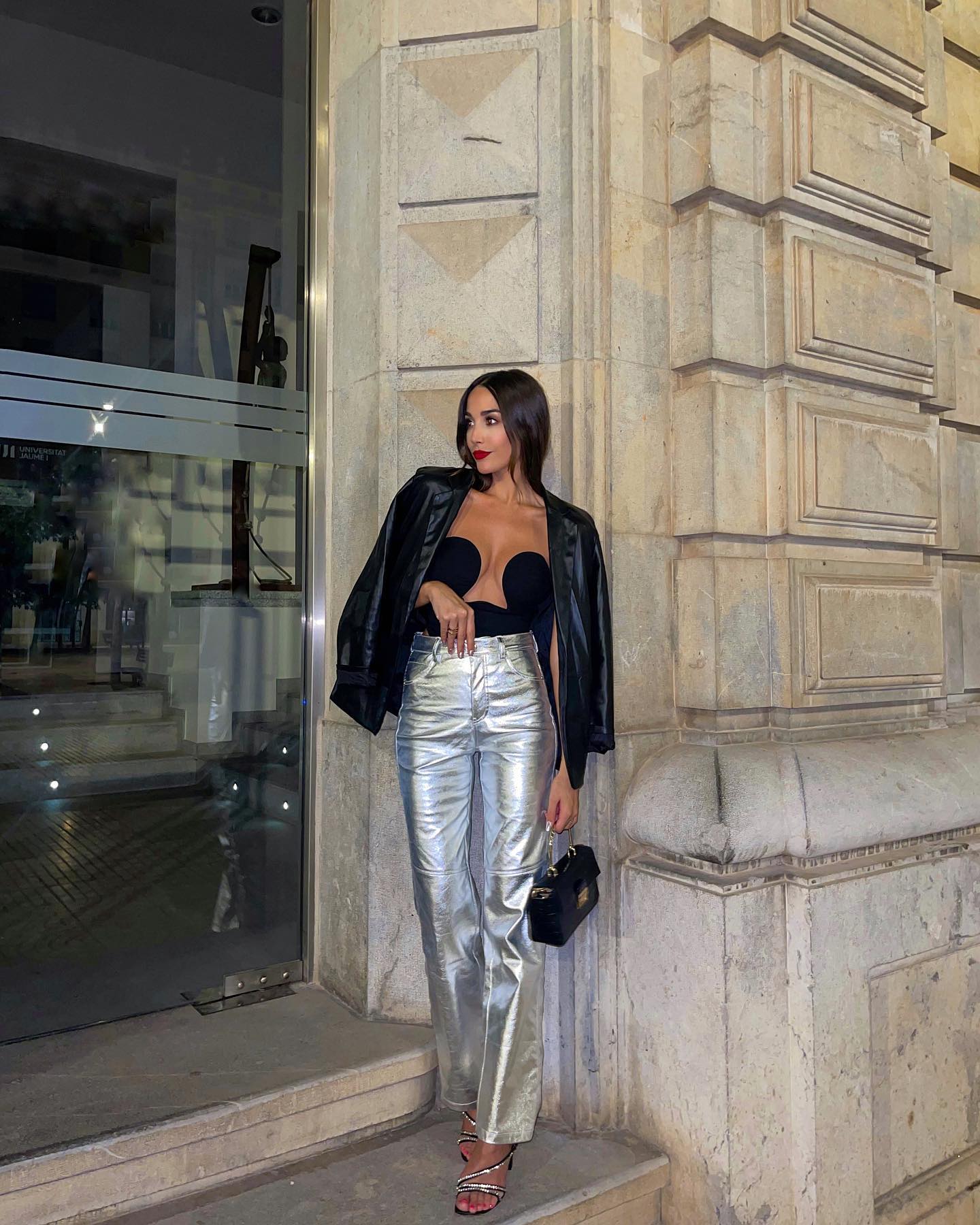 Liven Up Your Holiday Party Wardrobe With Metallic Pants - The Cool Hour |  Style Inspiration | Shop Fashion
