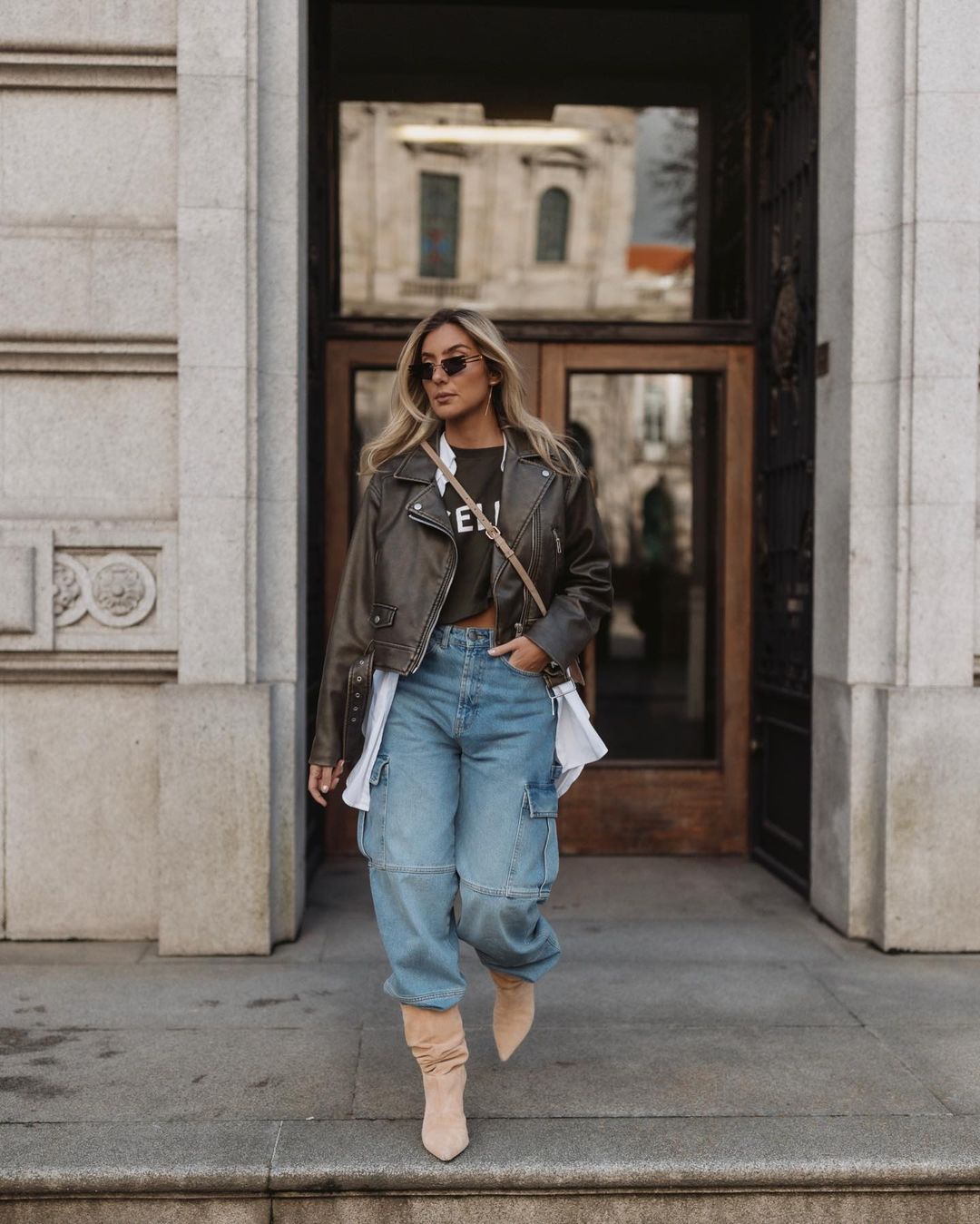 This Street Style Outfit Will Make You Rethink Cargo Jeans