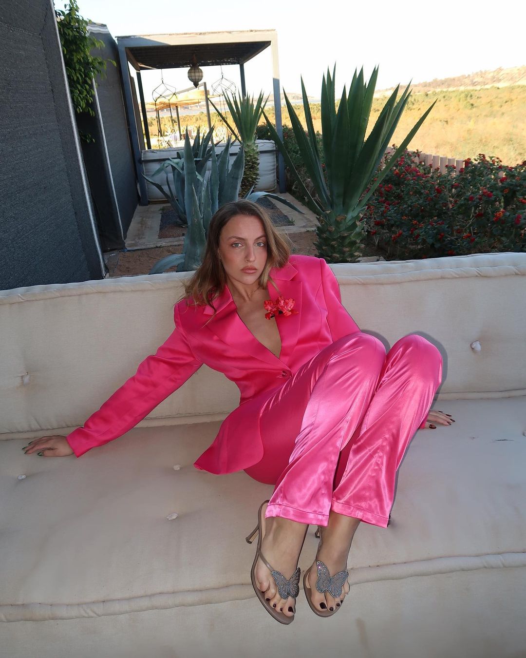 Date Night Is Made Even Better With A Pink Power Suit