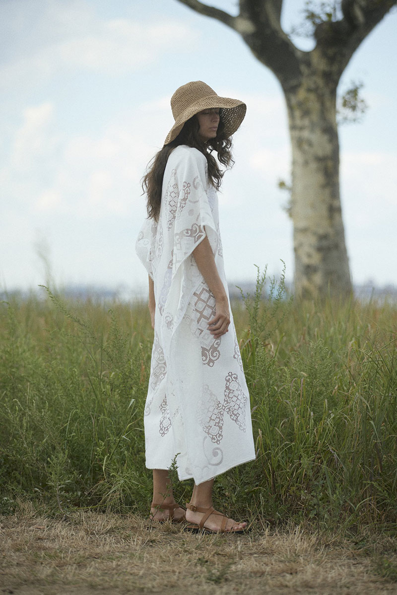 lala linen shift dress