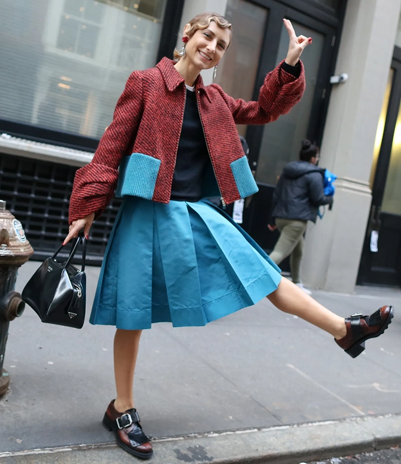 Street Style Stars Shine Bright For New York Fashion Week Fall 2023 Shows