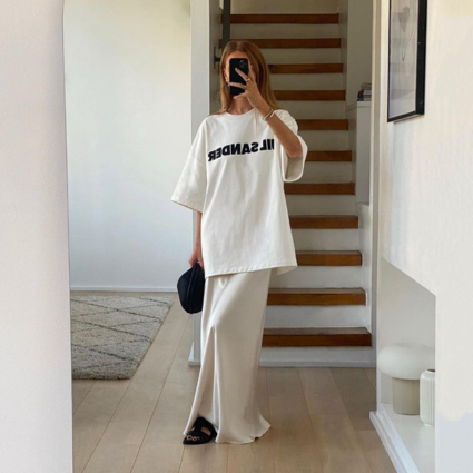 The Easiest Way to Elevate an Oversized Tee