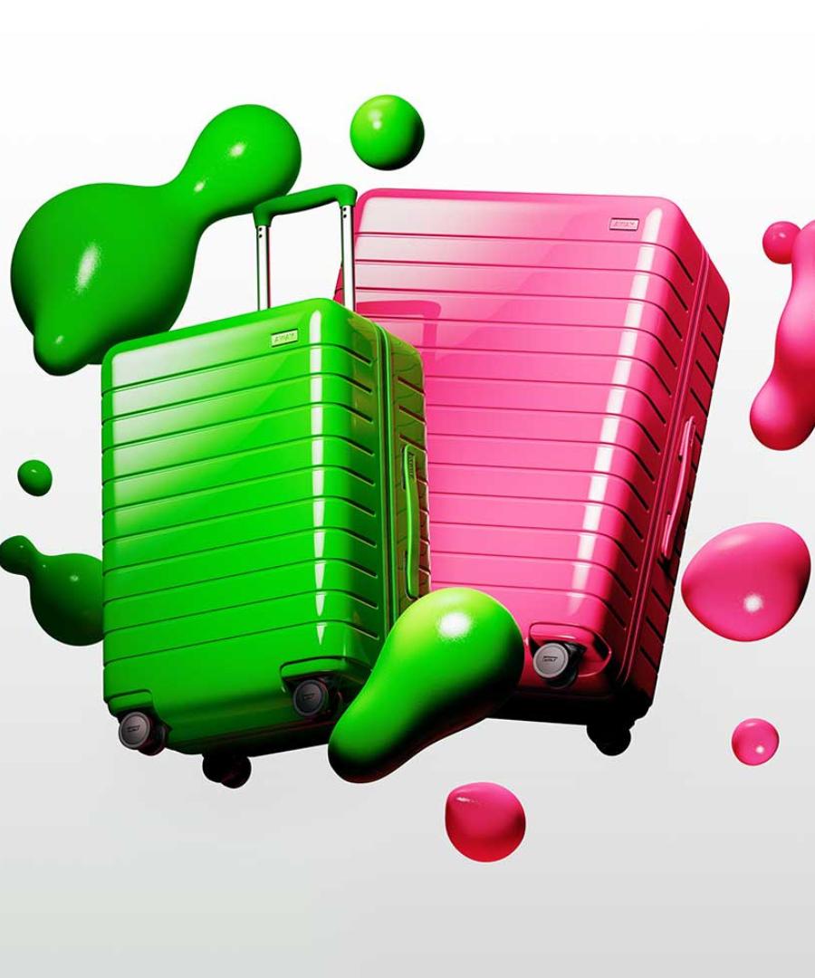 Away Dropped A Limited Edition Neon Luggage Collection