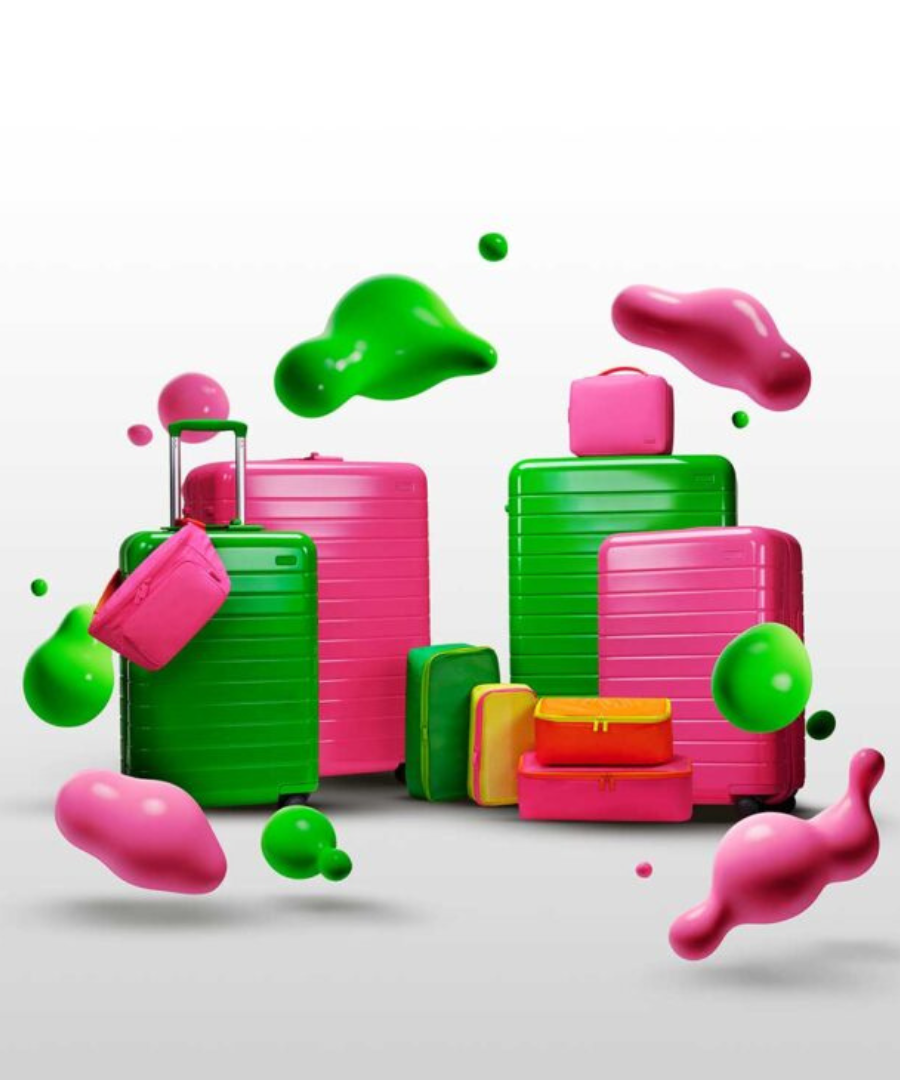 Away Dropped A Limited Edition Neon Luggage Collection