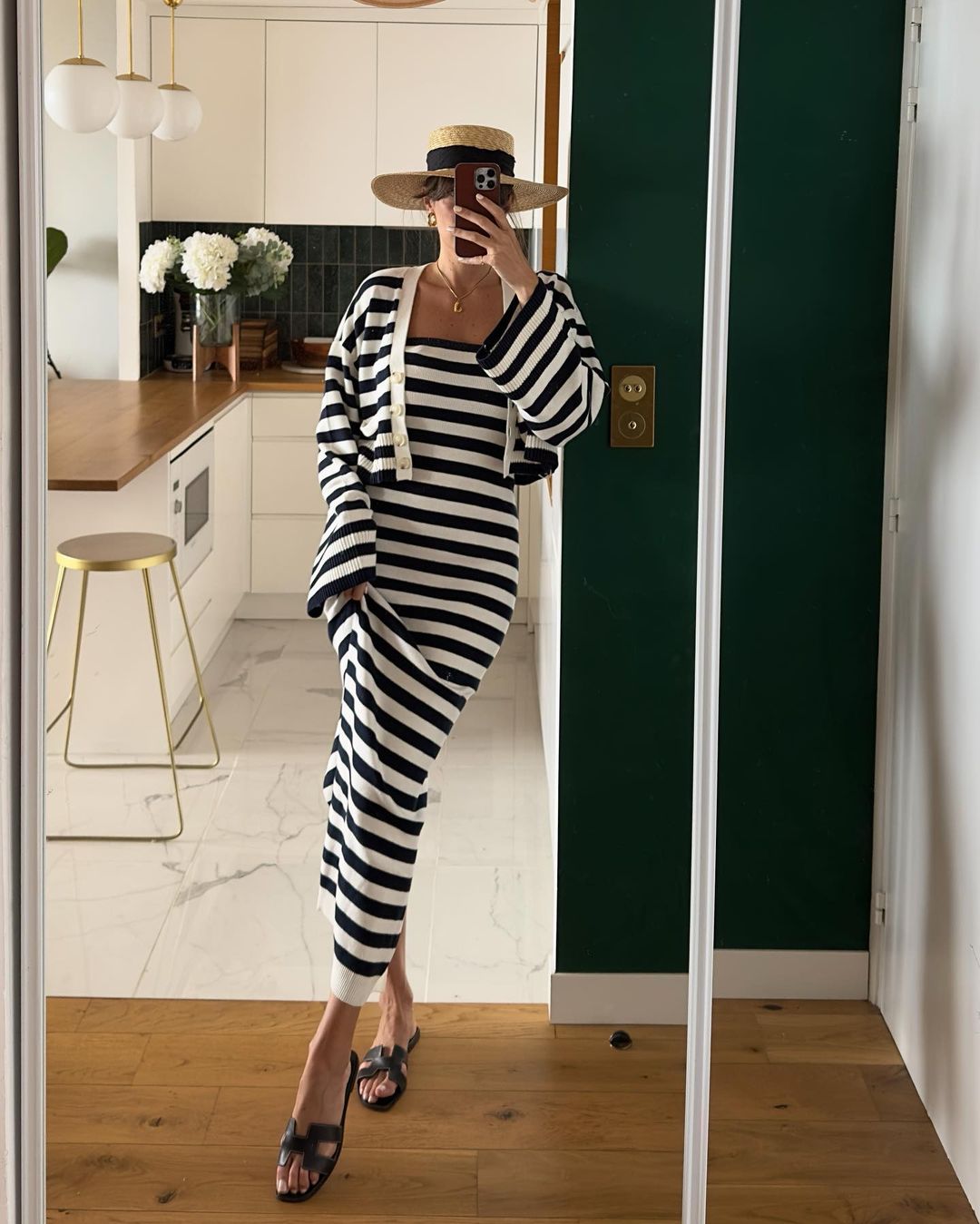 Enhance Your Monochromatic Look With Bold Stripes