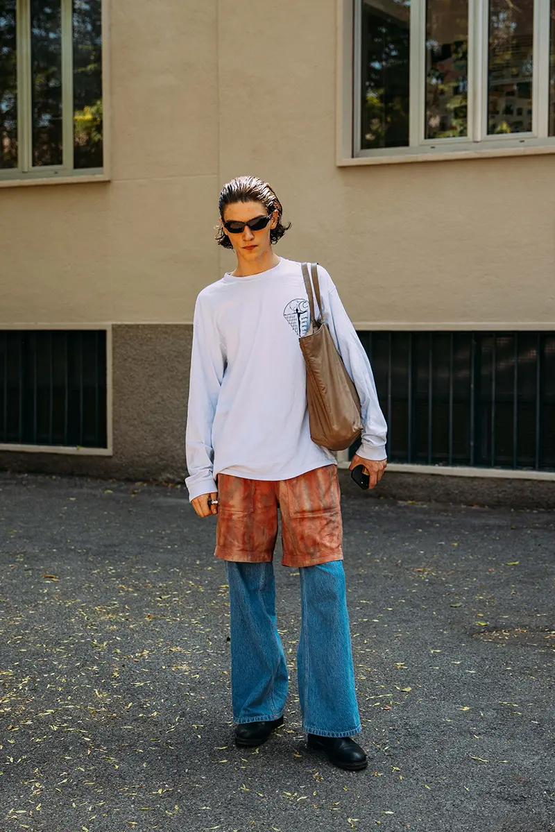 Top 16 Street Style Outfits From Milan Fashion Week Mens Spring 2024 Shows
