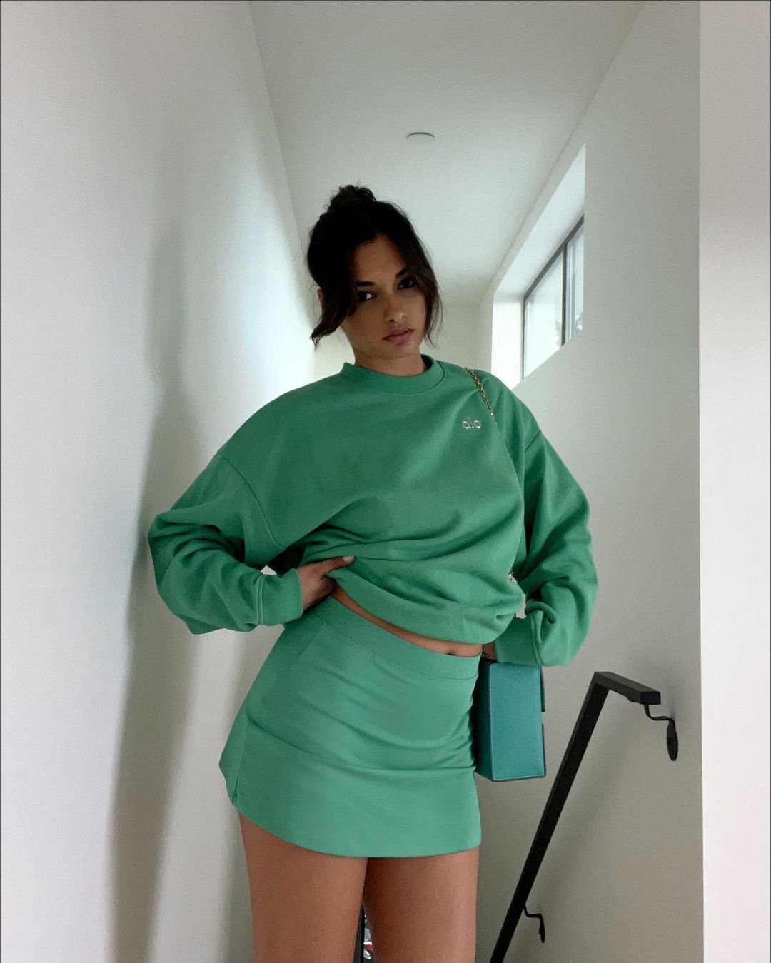 Green Tennis Outfit For Summer