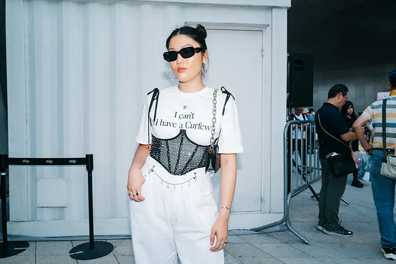 20 Street Style Outfits From Seoul Fashion Week Spring 2024 Shows