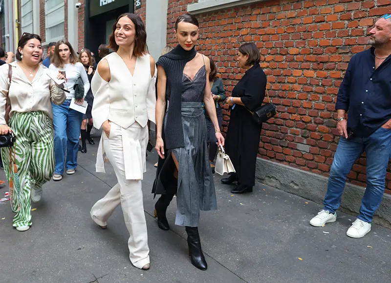 30 Street Style Outfits From Milan Fashion Week Spring 2024 Shows