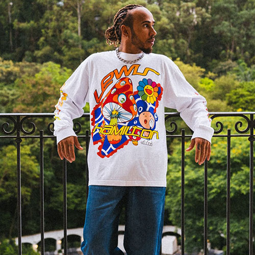 Lewis Hamilton and Takashi Murakami Come Togther for Second Capsule Collection