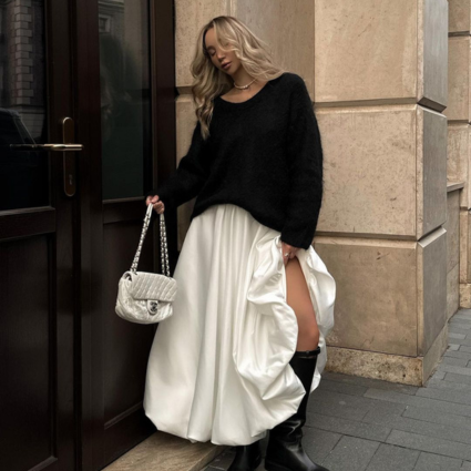 add drama to your wardrobe with a bubble hem skirt