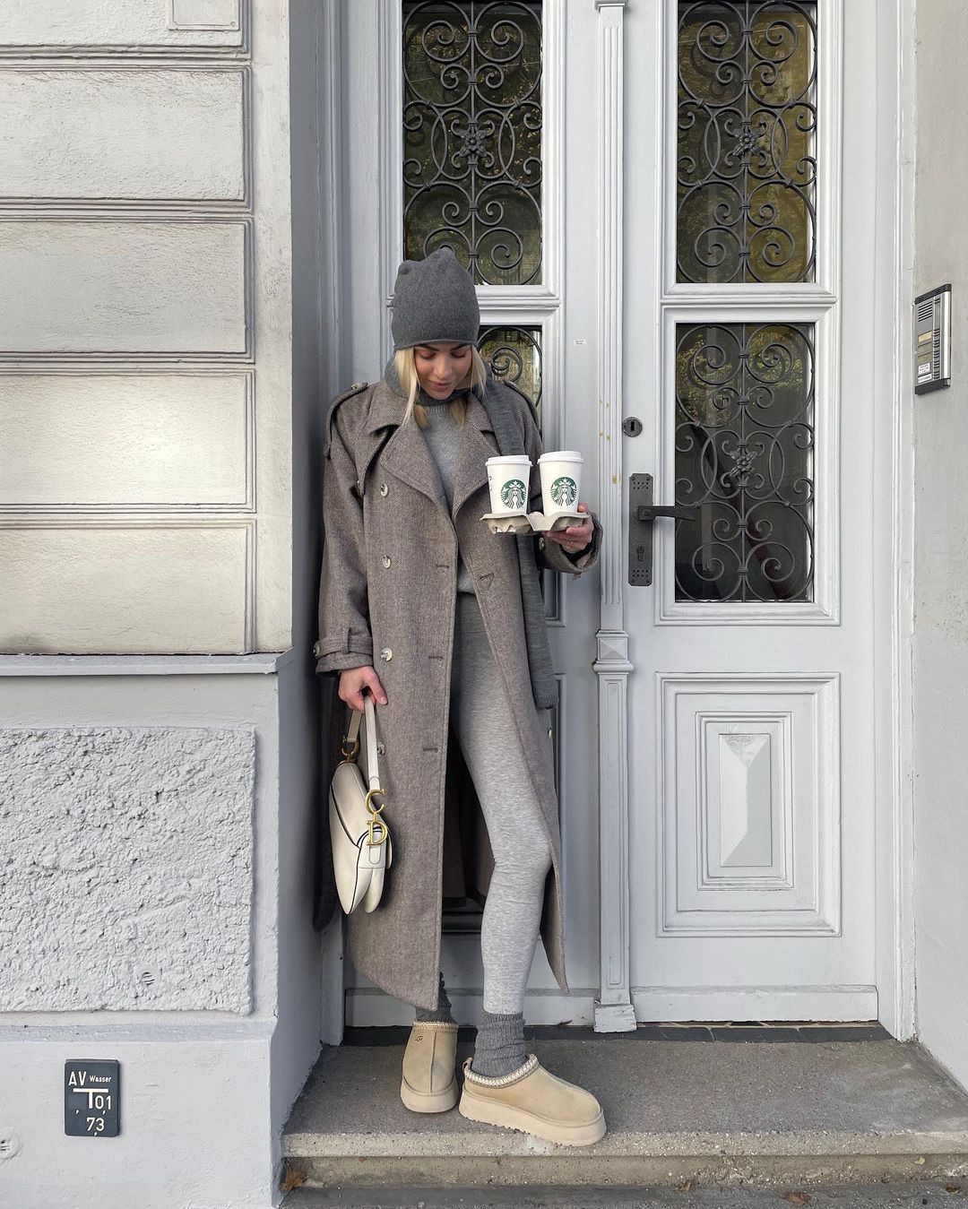 Take On The Weekend With This Chic All Gray Outfit