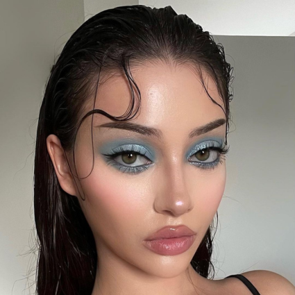 enchanting blue eye makeup is set taking over 2024