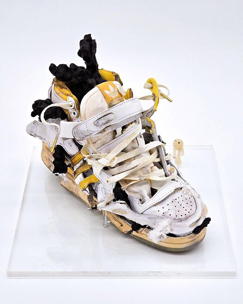 Artist Spotlight: Melicka Fouri's Sneaker Sculptures Are Making Waves In The Art & Fashion World