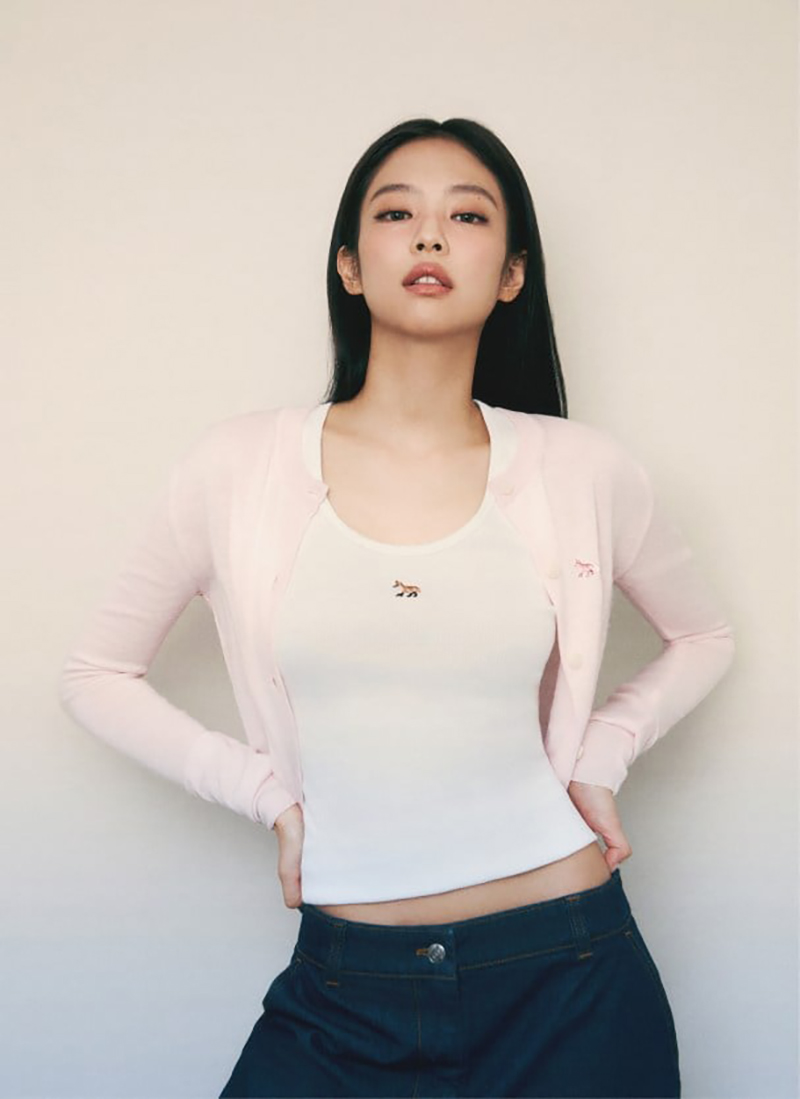 Blackpink's JENNIE Is The Face For Maison Kitsuné's New Baby Fox Collection