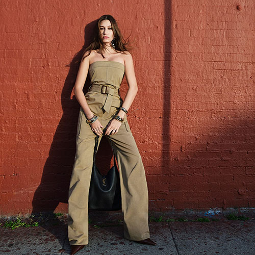 Hailey Bieber Shines in Saint Laurent Summer 2024 Campaign