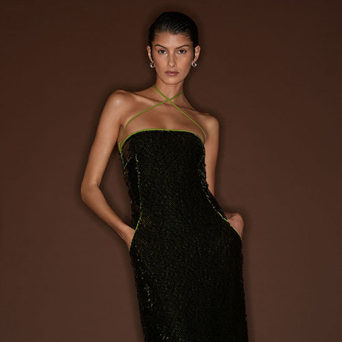 paris georgia black heart midi dress Paris Georgia Heart Midi Dress - Black/White - 30% Off