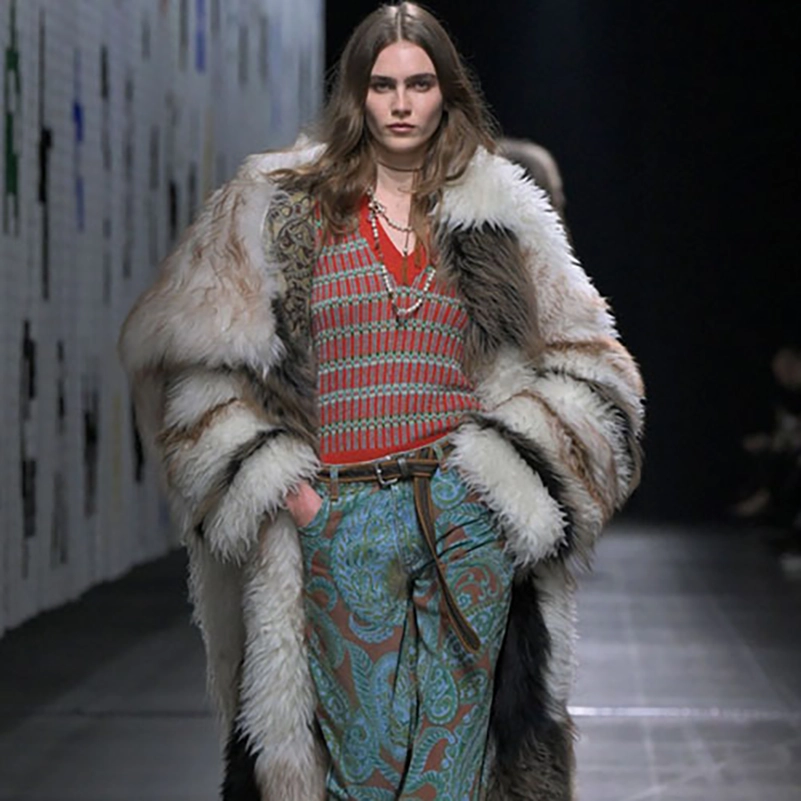 Maximalism and Minimalism Collide In Etro’s Fall 2025 Collection