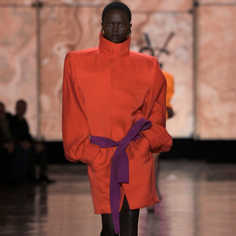 Saint Laurent Spring 2025 Elevates Power Dressing With a Soft Touch