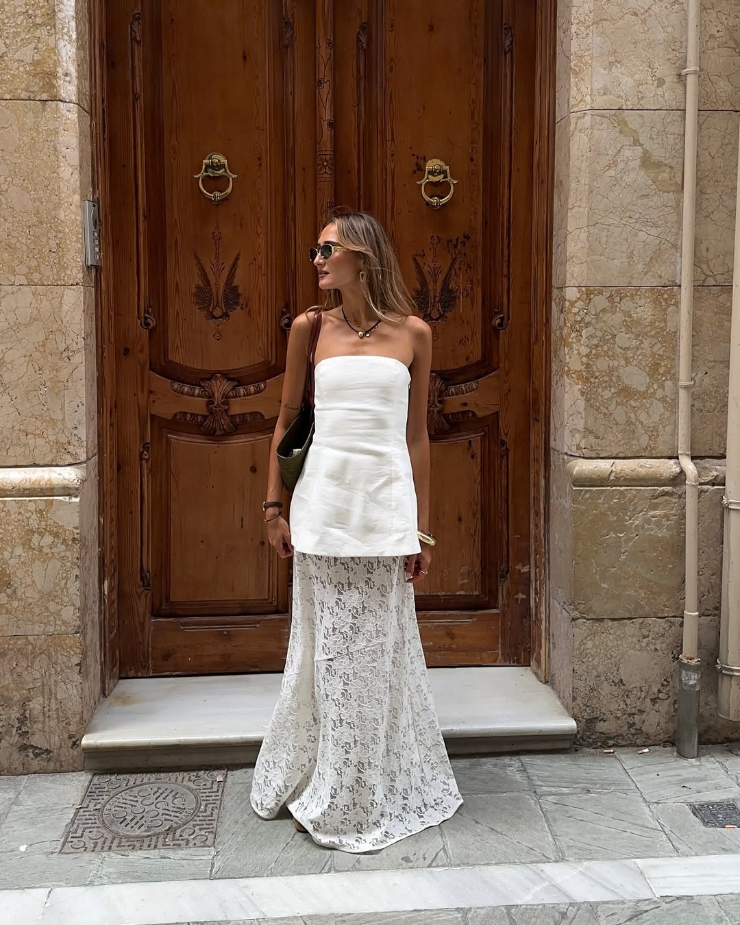 lace skirt outfits
