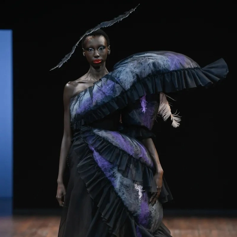 Viktor &Amp; Rolf Take Flight With A Feather-Fueled Fall 2025 Couture Show