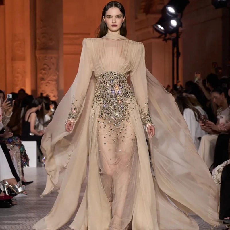 Zuhair Murad Couture Fall 2025 Channels Old Hollywood Glamour With A Modern Edge