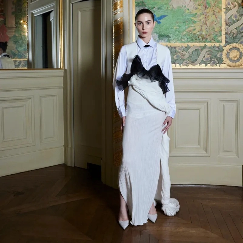Peet Dullaert Fall 2025 Couture Collection Embraces Sensual Minimalism