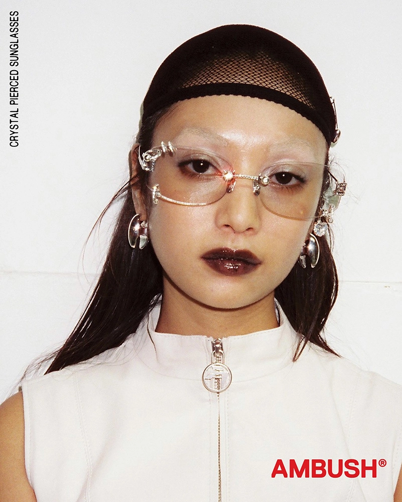 AMBUSH アンブッシュ PEARL PIERCED sunglasses AMBUSH's Pearl Pierced Glasses Is Our New Eyewear Obsession