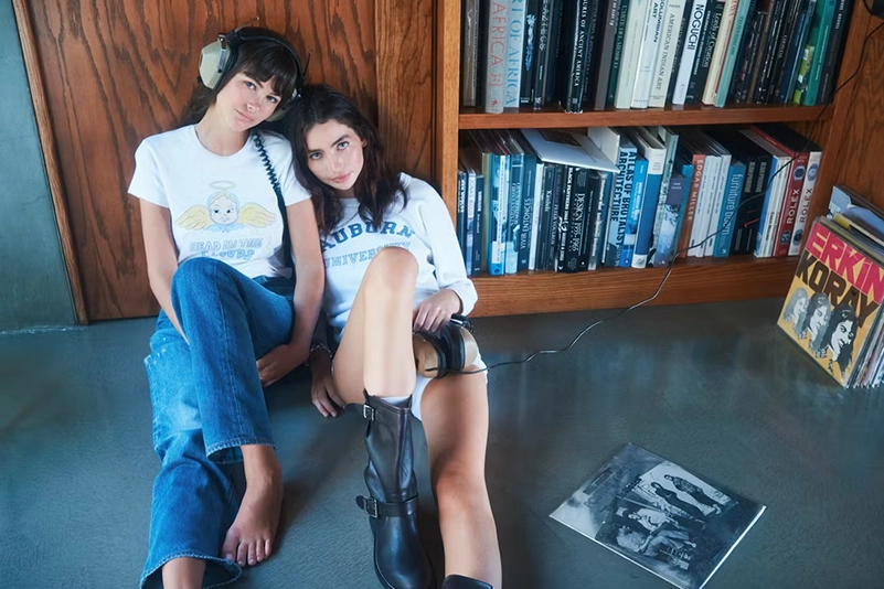 Meadow Walker and Grace Burns Show How to Wear RE/DONE Fall 2025