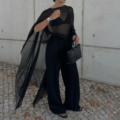 all-black outfit